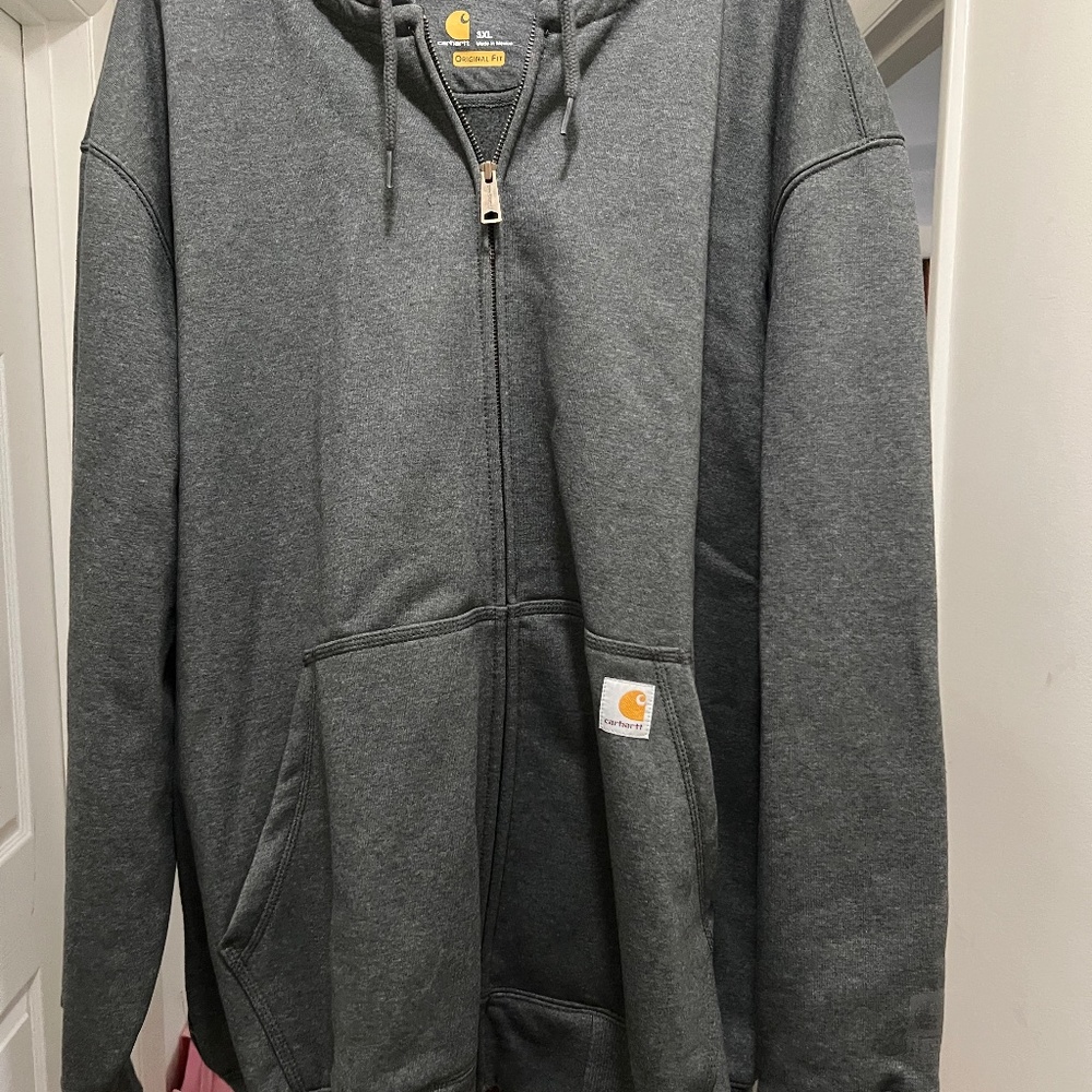 Men’s Carhartt Full Zipper Heavyweight Hoodie size XXXL